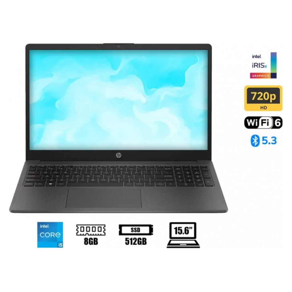 NOTEBOOK HP 250 G10 i5-1334U 8GB 512GB FreeDOS - Redisic
